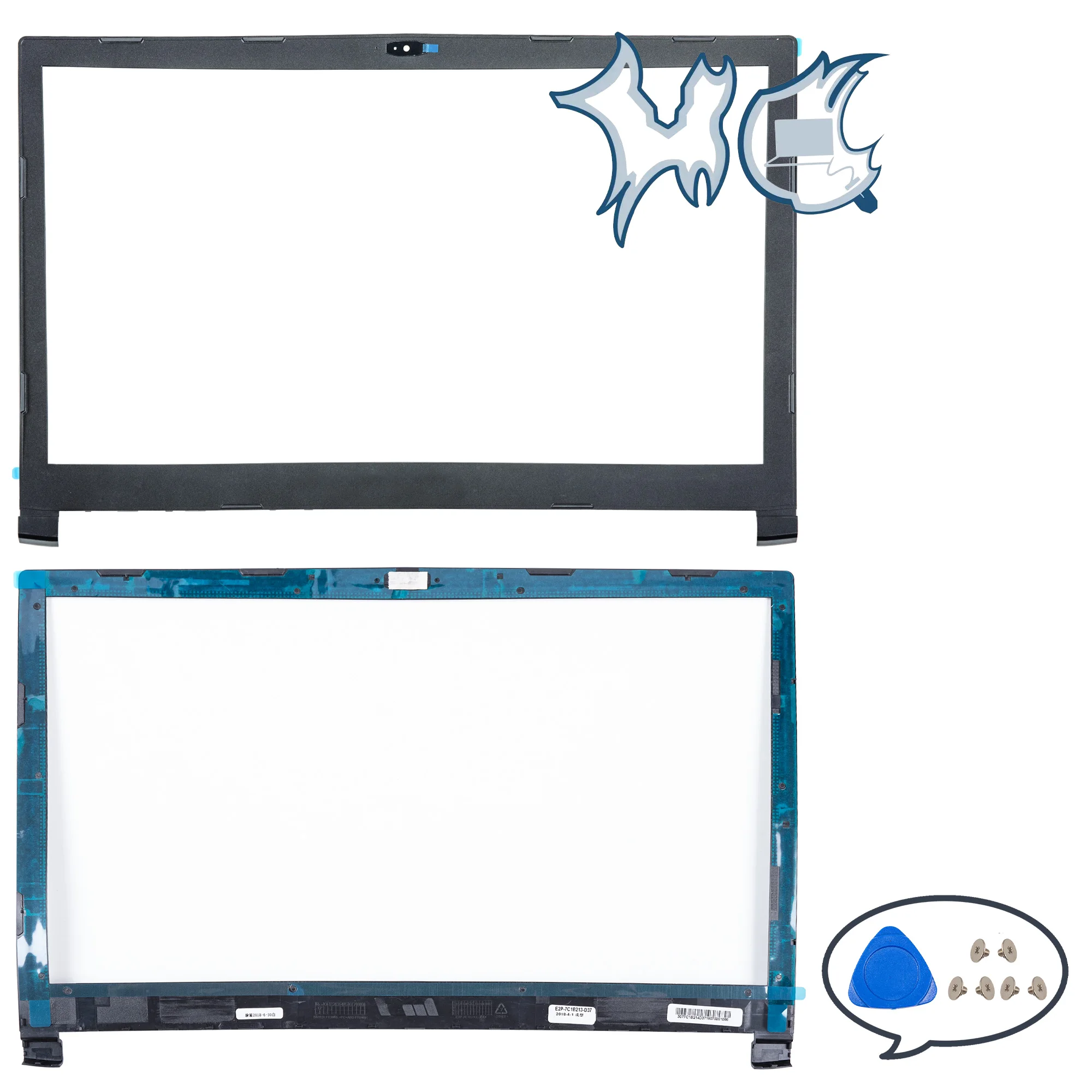 New Case For GE73 GE73VR Raider RGB 8RE 8RF MS-17C5 Laptop LCD Back lid Cover Front Bezel Hinges Palmrest keyboard Frame Bottom