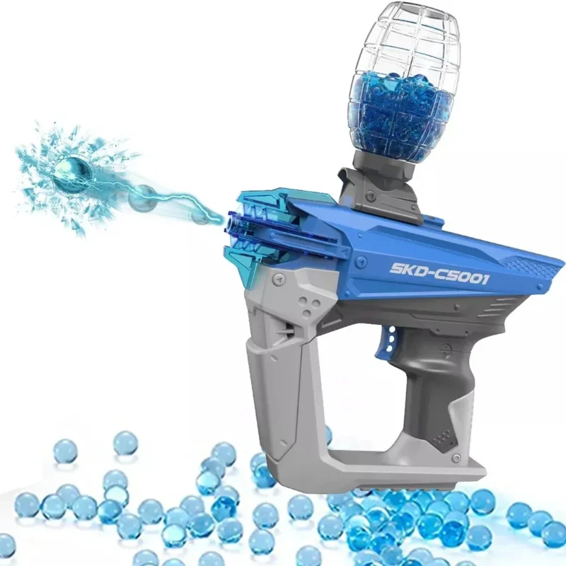 

SKD Gel Balls Gun Electric Blaster Night Light Water Beads Ball Splatter Shooting Target Toys Guns Weapon Outdoor Games For Kids