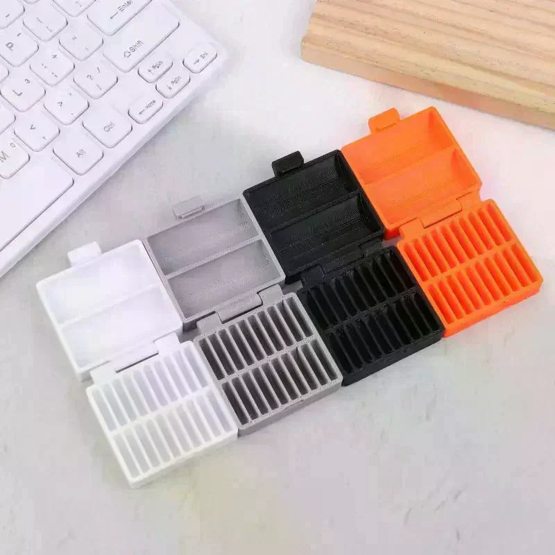 20-Hole CR2032 Battery Box Coin Cell Battery Storage Case Small Battery Organizer Portable Batteries Protective Holder