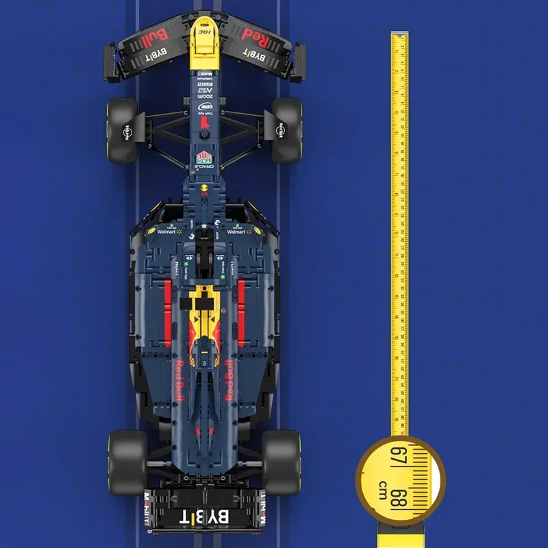 RASTAR 2509PCS 1:8 Technik F1 Redbull RB19 1. Maks. Verstappen 11 Perez Racing Formula Bausteine Modell MOC Auto Ziegel Spielzeug