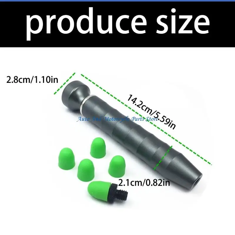 Caneta para redespertar com cabeça verde para reparo carroceria motocicleta