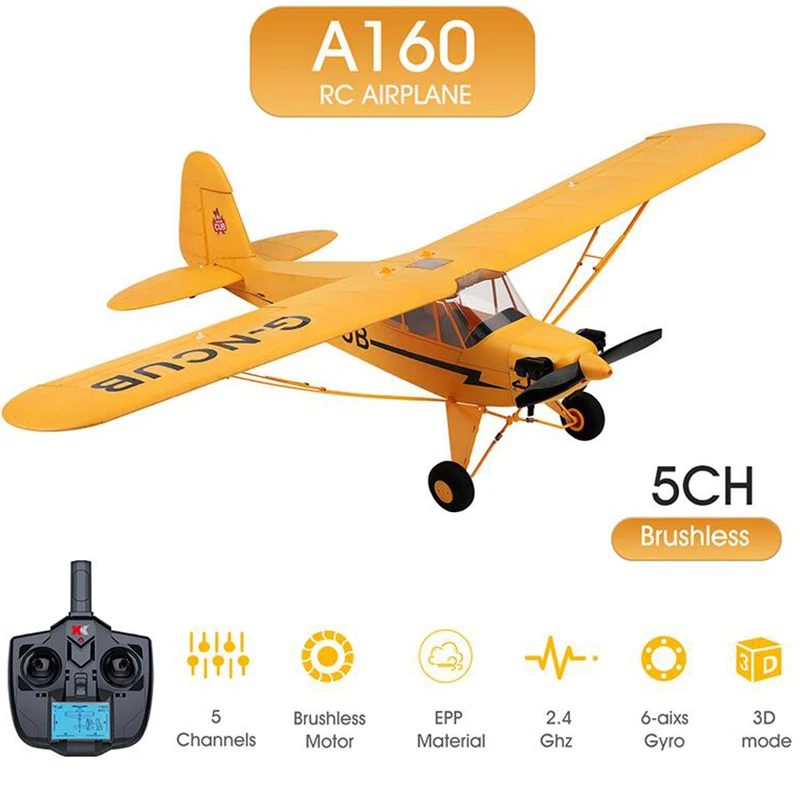 Wltoys A160 J3 Радиоуправляемый самолет RTF 2