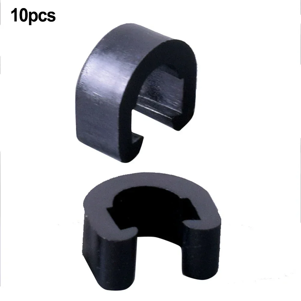 10Pcs Universal Bicycle C Buckle Brake Cable Shift Brake Cable Hydraulic Hose Frame Clip For Fixing All Kinds Of Wire Tubes