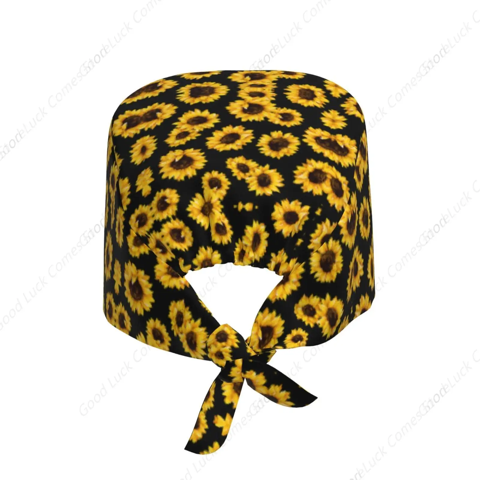 Sunflower Flower Unisex Adjustable Surgical Sweatband - Elastic Bandage Cap - Scrub Caps for Nurse Working Cap
