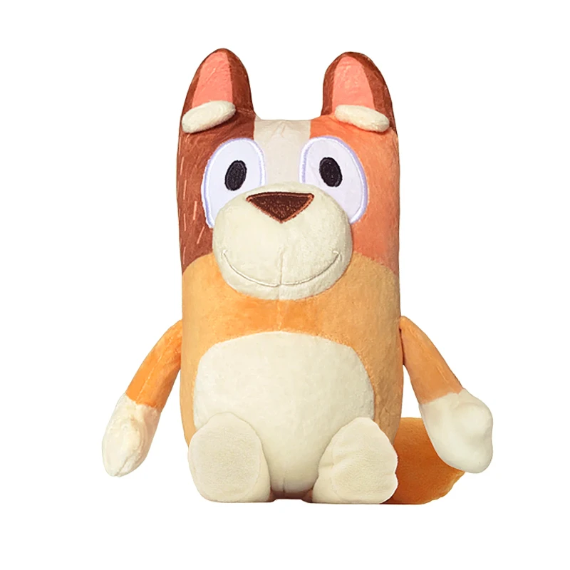 28CM Figurki Pluszowe Bluey Bingo Anime, Lalki z Kreskówki, Pies Tata Bandit i Mama Chilli, Rodzinne Zabawki Pluszowe, Prezent dla Dzieci