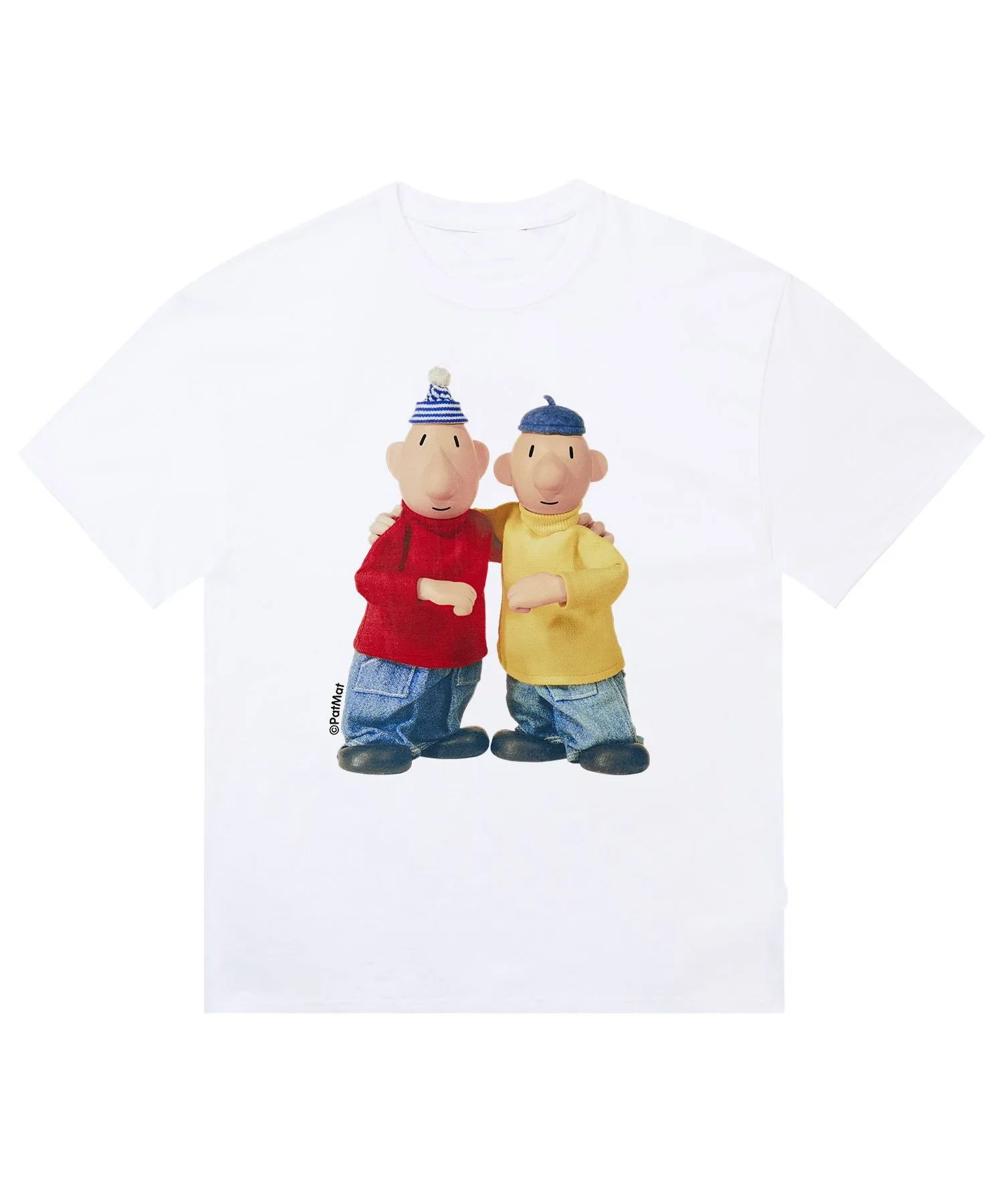 Pat & Mat Manga Grafik-T-Shirt Vintage-Waschung Retro Anime Unisex Oversized Rundhals Baumwolle Kurzarm-T-Shirt Tops Bestseller – Detail 4
