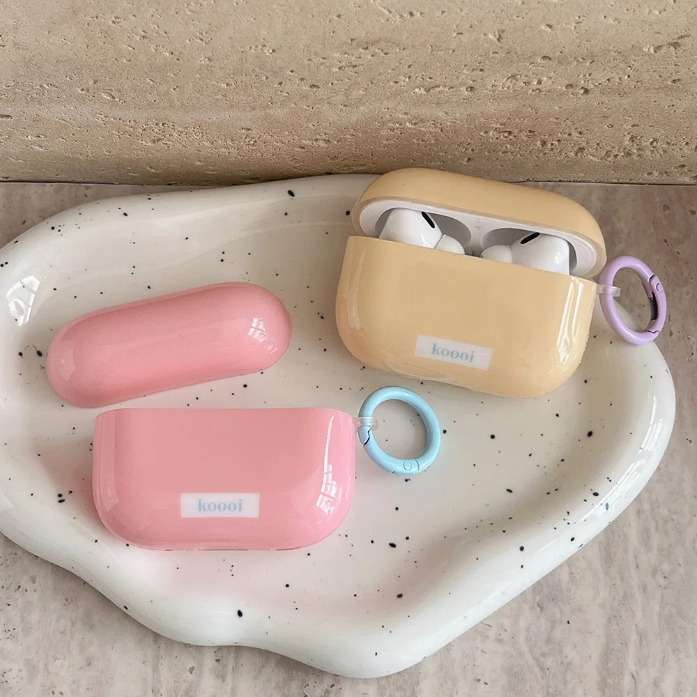 Korea Candy Color Silicone Soft Shell For AirPods Pro 2 Protection Cover For AirPods 1 2 3 Cute Lovers Shockproof Earphone Cases