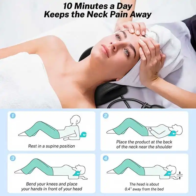 عند الطلب C-نوع وسادة تدليك الجر عنق الرحم بولي PU عالية المرونة ذاتية التنظيف الجلود وسادة انحناء عكسية