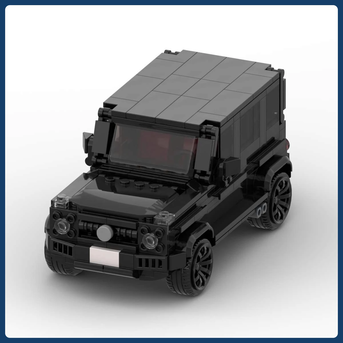 

MOC City Speed Racer SUV Building Blocks Set Black Warrior G63 Sports Car Model DIY Children's Puzzle Assembly Toy Birthday Gift