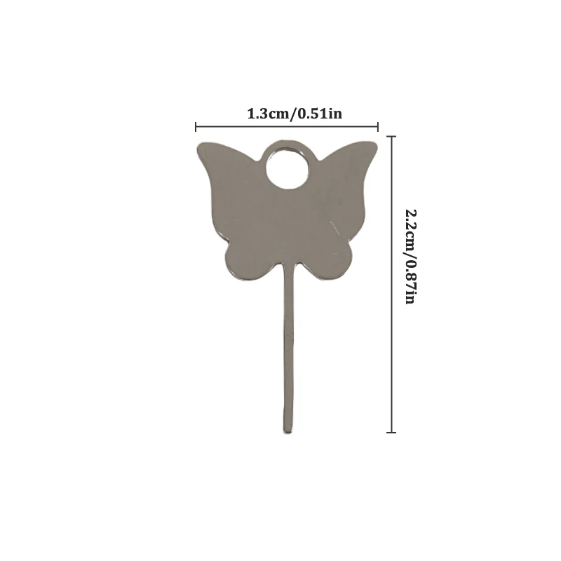 3Pcs/Set Butterfly Rabbit Shape Stainless Steel Needle For Smartphone Sim Card Tray Removal Eject Pin Key Tool Universal Thimble