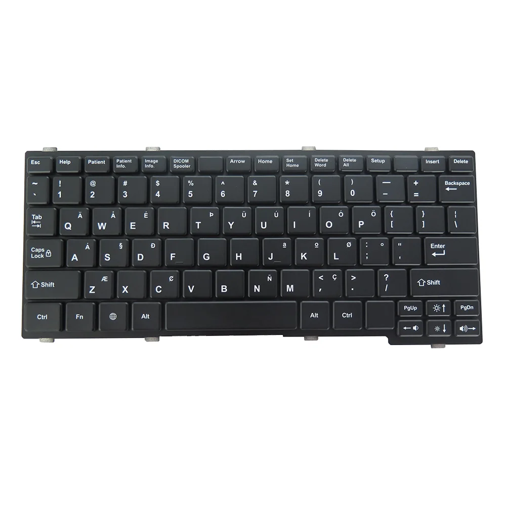 Ultrasound Machine keyboard For Samsung V113760GS CN13MI5901114 English US with Backlit Black New