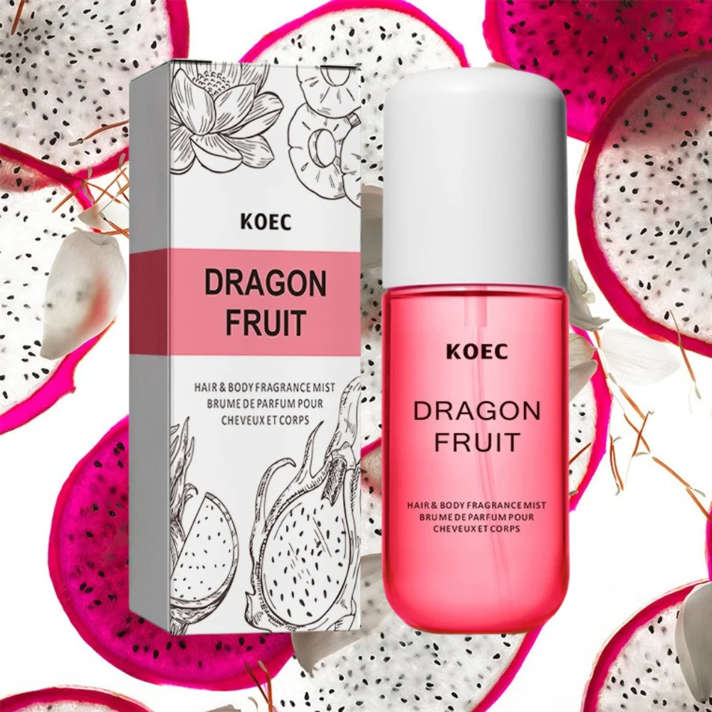 

50ml Vanilla Coconut Spray Perfume Refreshing Moisturizing Triple Fragrance Notes Premium Dragon Fruit Floral Women's Perfume