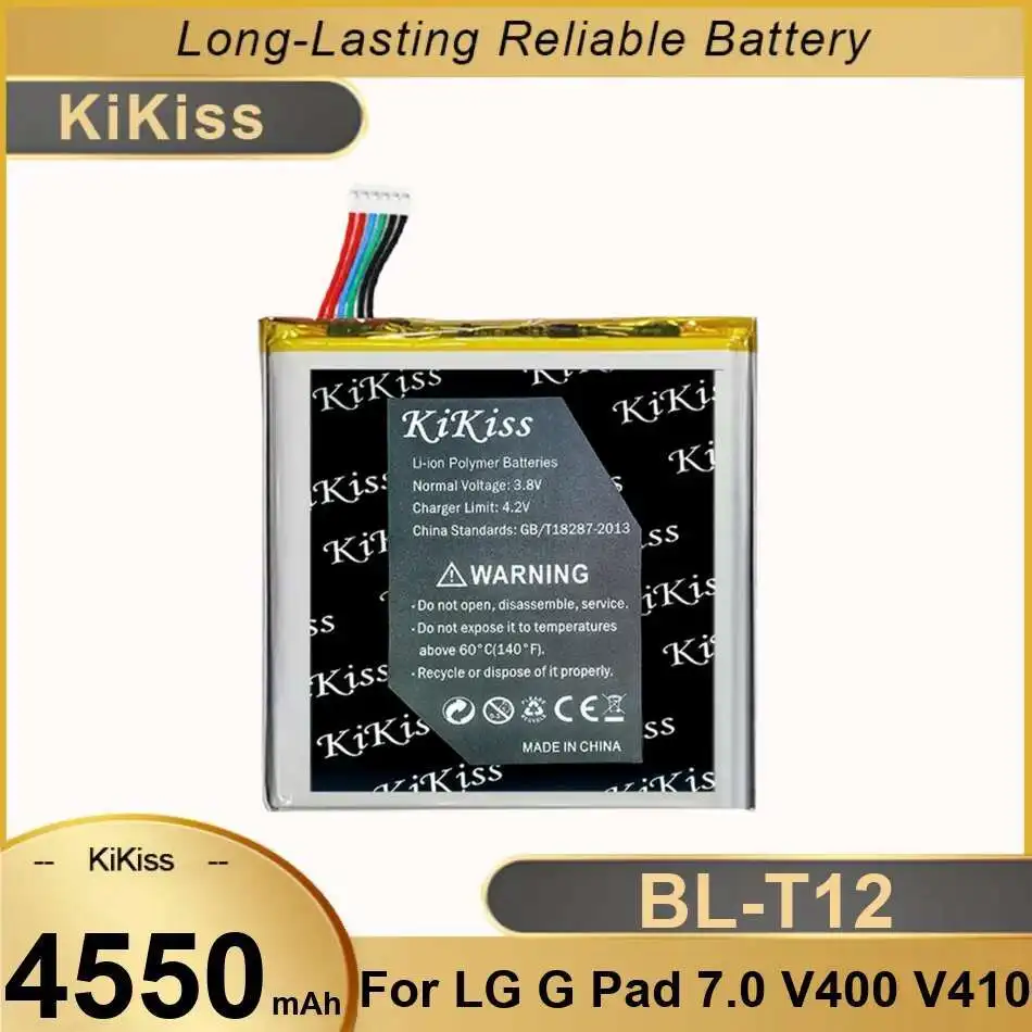 

For LG G Pad 7.0 V400 V410 BL-T12 4550Mah Premium Replacement Stable Tablet Battery
