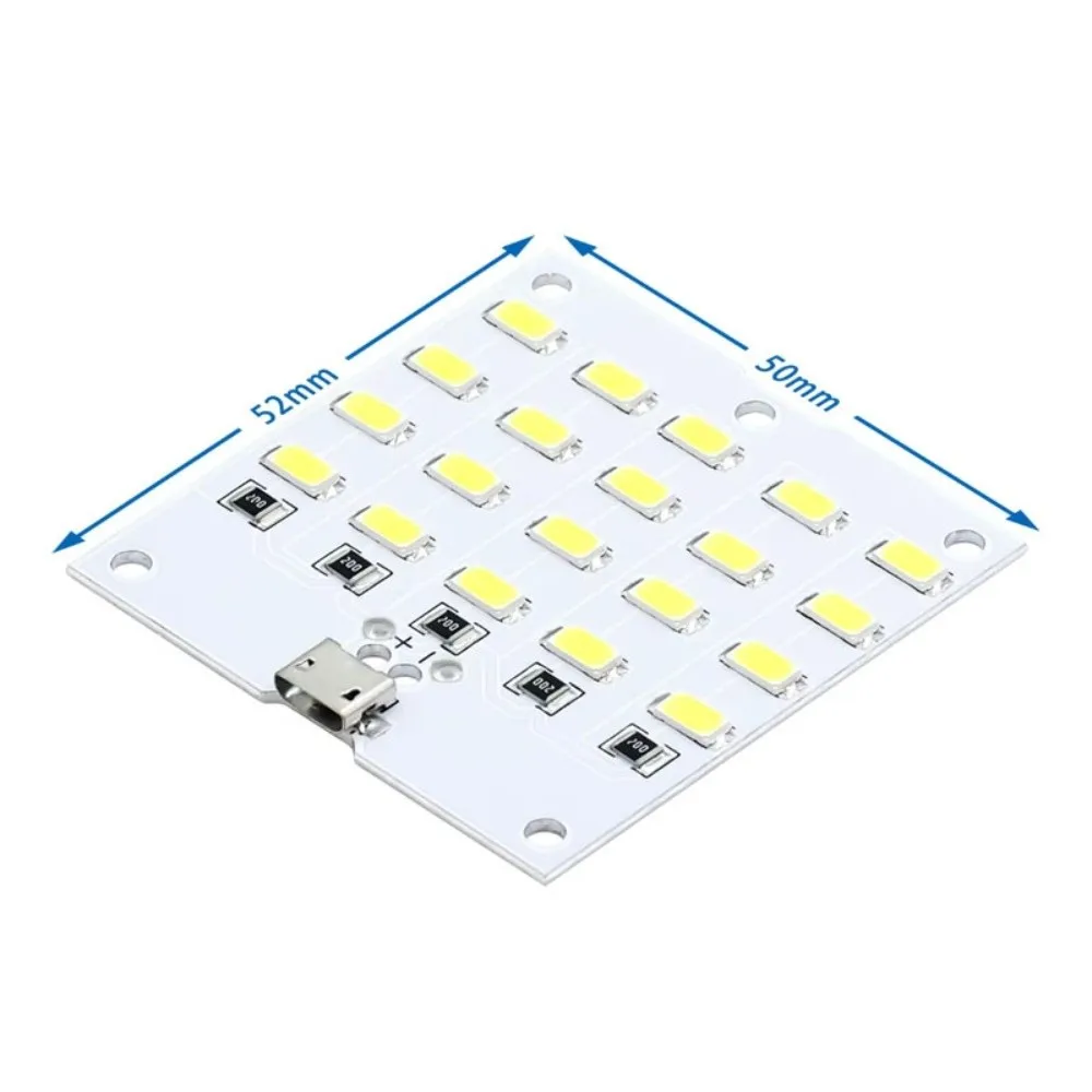 Durable 8/12/16/20 Beads 5730 SMD LED Panel 5V Power 430mA~470mA LED Lighting Board White Light Night Lamp Power Outage