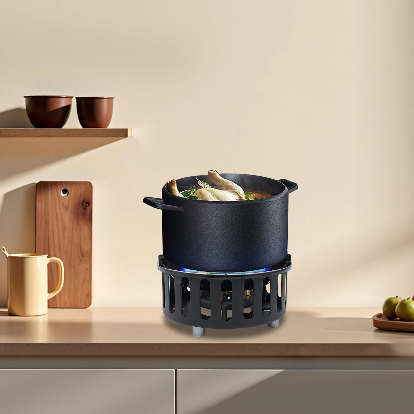 Estufa de Camping portátil 3 en 1, quemador de cocina de Gas, quemadores de propano de 21000W y bolsa de transporte para mochilero al aire libre, Picnic y senderismo