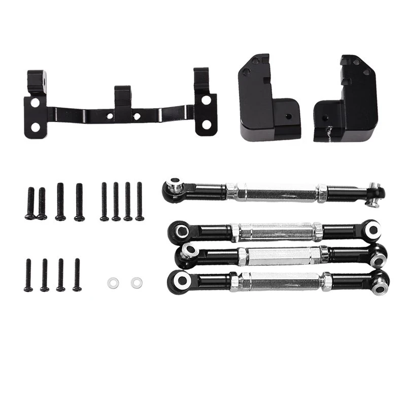 A84F-MN82 Series For LC79 RC Pickup Modification Parts Rear Axle 4-Link Conversion Bracket Set Upgrade Models Car