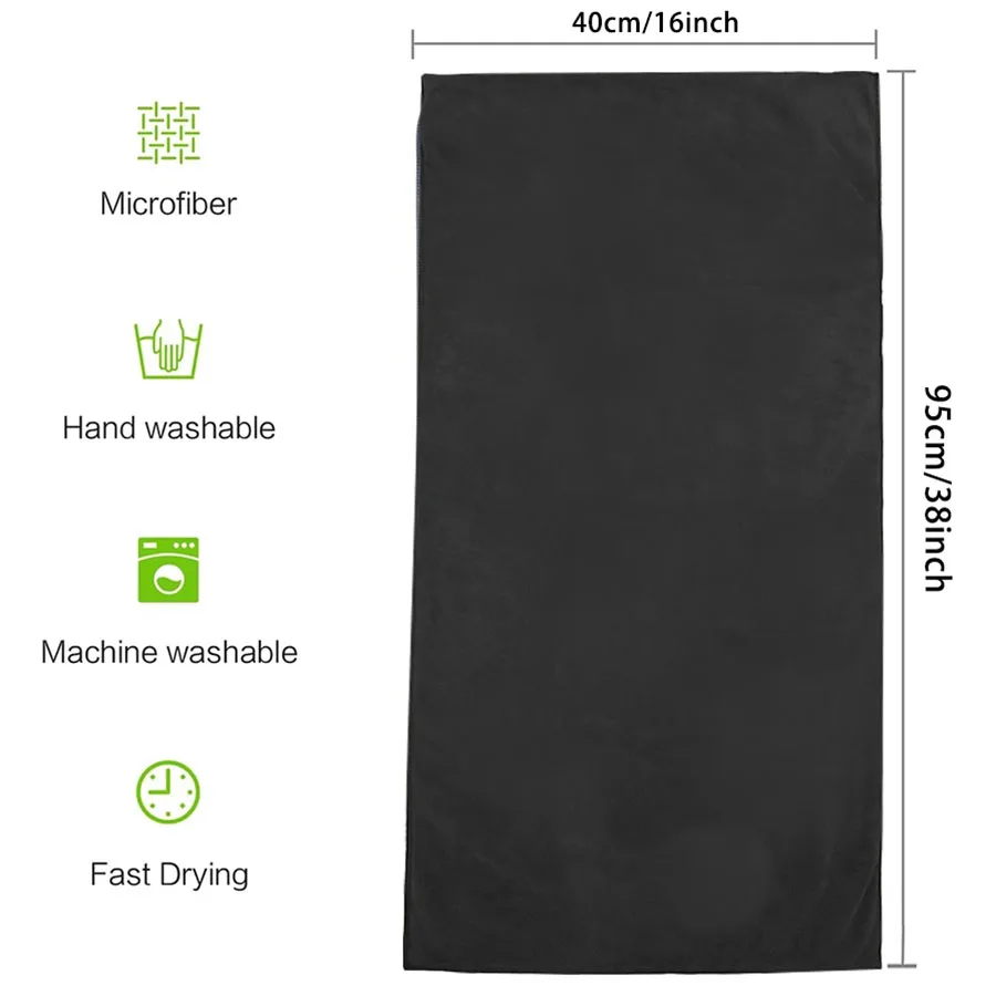 Serviette De Plage En Microfibre Séchage Rapide Pour Le Sport_voghion.com