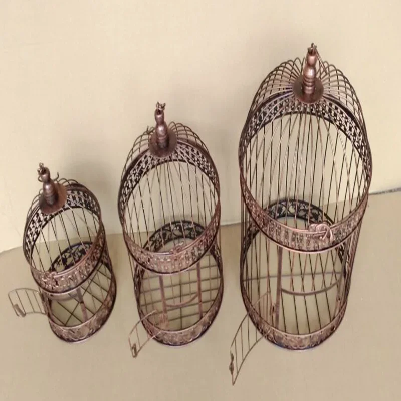 Nordic Luxury Bird Cages Parrot Canary Metal Breeding Outdoors Bird Cages Budgie Maison Oiseaux Exterieur Pet Products WZ50BC