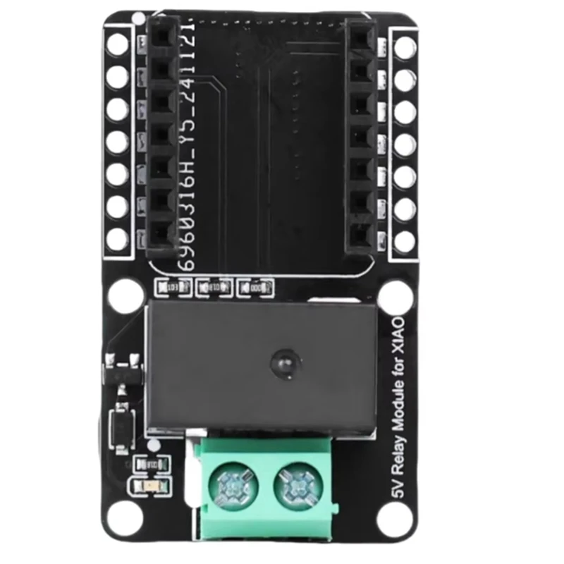 Relay Add-on Module for XIAO and QT , HF32FA-G Relay Up To10A/250VAC Learning Kit