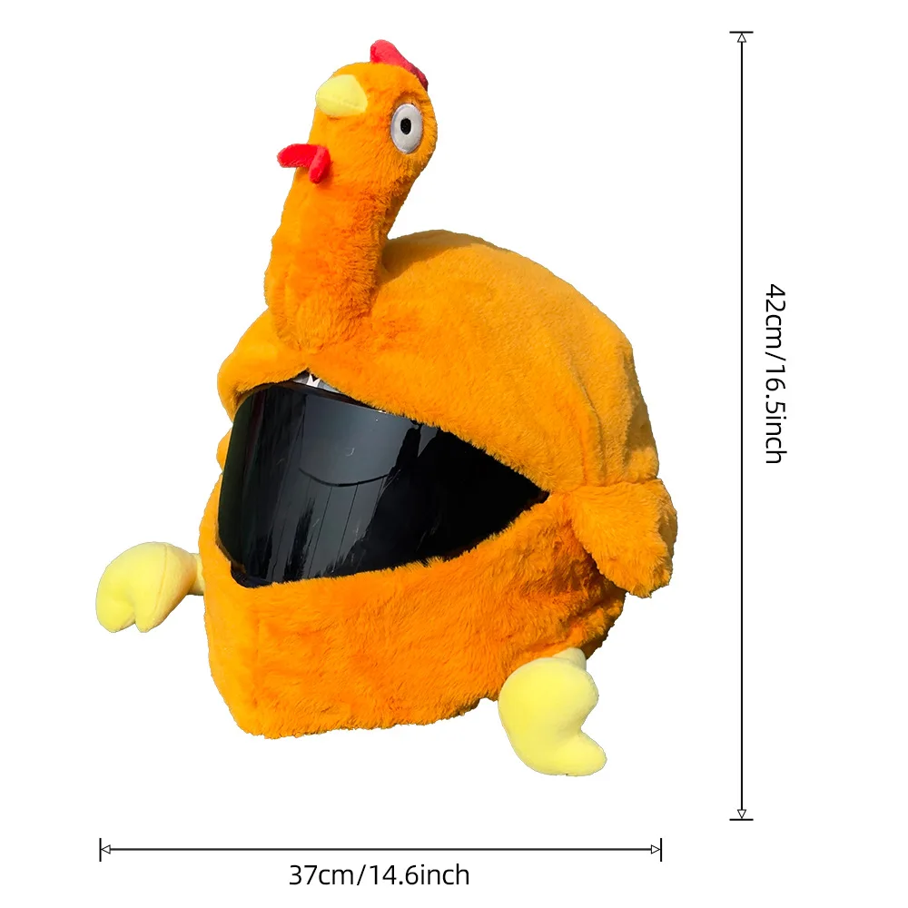 Motorcycle Cartoon Plush Helmet Cover Hallowmas Helmets Hat Funny Christmas Helmet Protective Case for LS2/AGV Motor Accessories