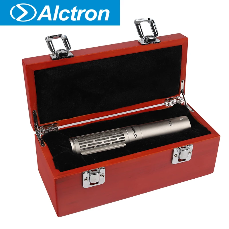 Alctron RM821 passive ribbon mic, tiny and portable, figure-8 polar pattern; all metal housing, portable design