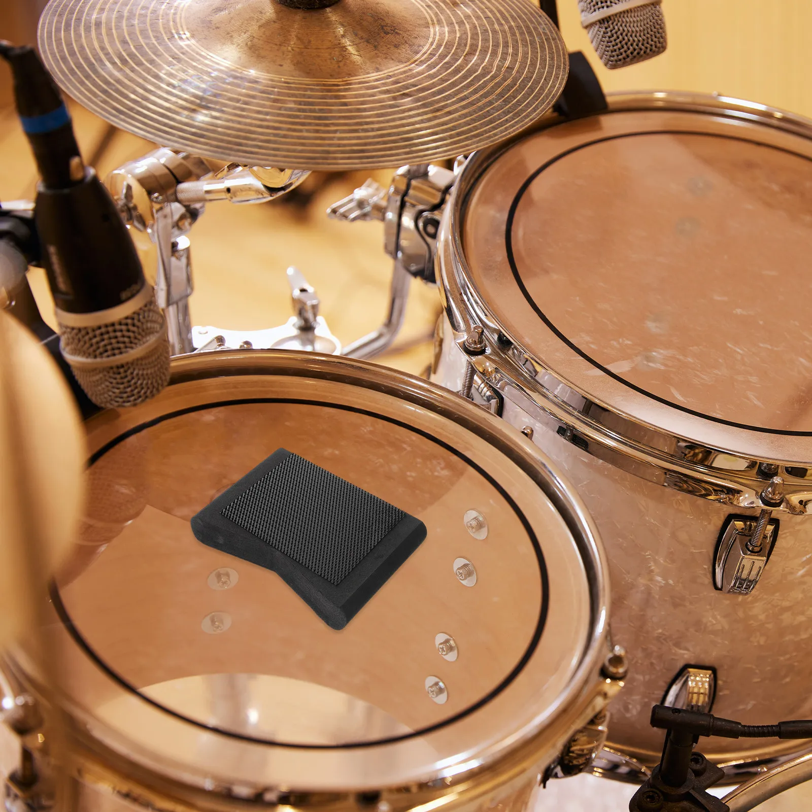 Plastic Drum Pedal Stopper Blocks – Anti-Slip Kick Blocks for Single/Double Bass Drum, Enhanced Stability & Slide Prevention