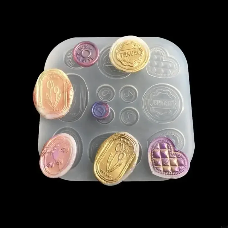 صديقة للبيئة الإبداعية محاكاة كعكة عيد ميلاد قالب شمع دونات دائرة ديكور قالب من السيليكون الشوكولاته البسكويت قوالب الراتنج