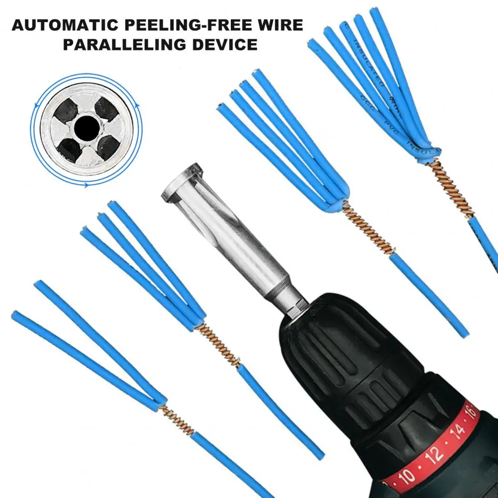 Universal Wire Twisting Cable Wire Stripper Hand Cramp Relief Wires Twister Cable Stripping Tool Cables Twister Wire Connector