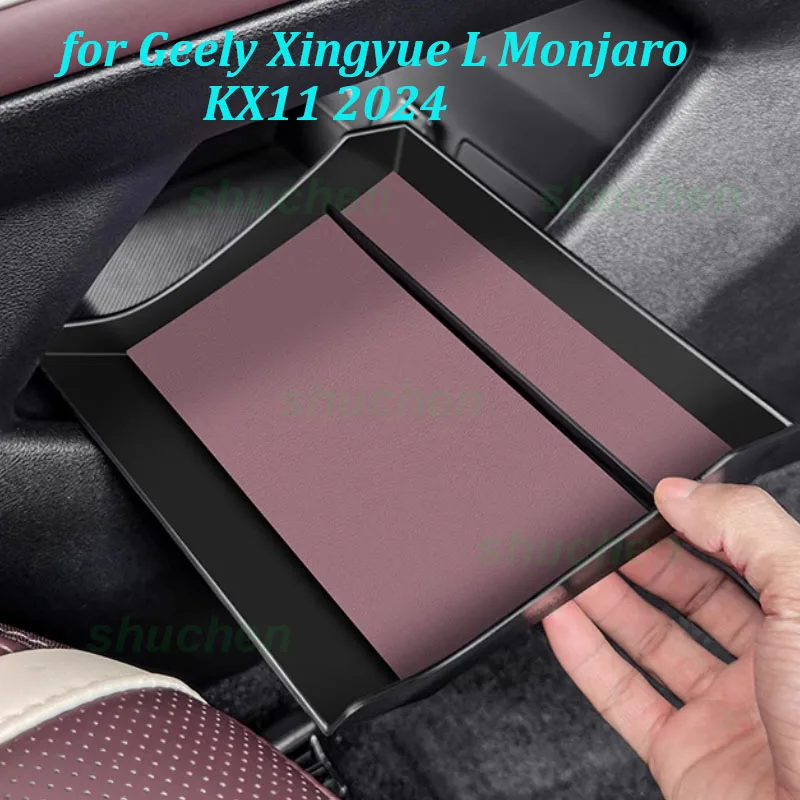 

Car Under Central Console Storage Box for Geely Xingyue L Monjaro KX11 2024 Under Center Stowing Box Interior Accessories