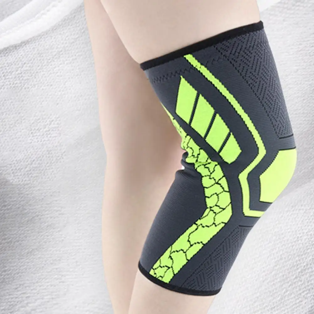 

Knee Pad 1 Pc Useful Anti-slip Good Ventilation Running Jogging Knee Protector Sports Stuffs