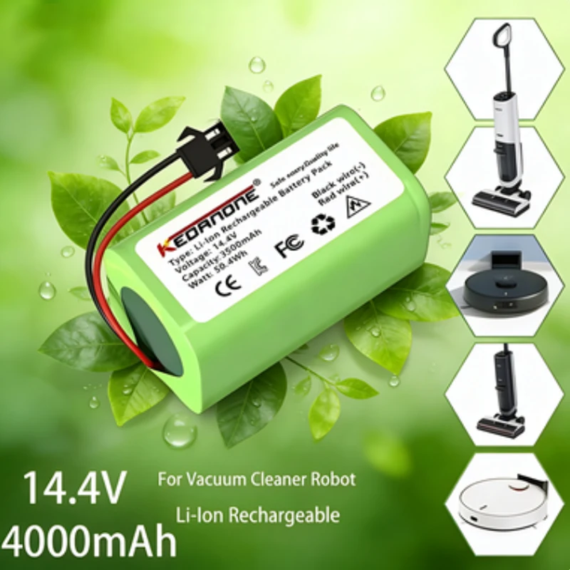 

2026☃️☃️ 14.4V lithium ion battery for Conga Excellence 950 990 1090 1092 1190 1790 1990 Robovac 11S 15C 30C Max NETBOT S14 S15