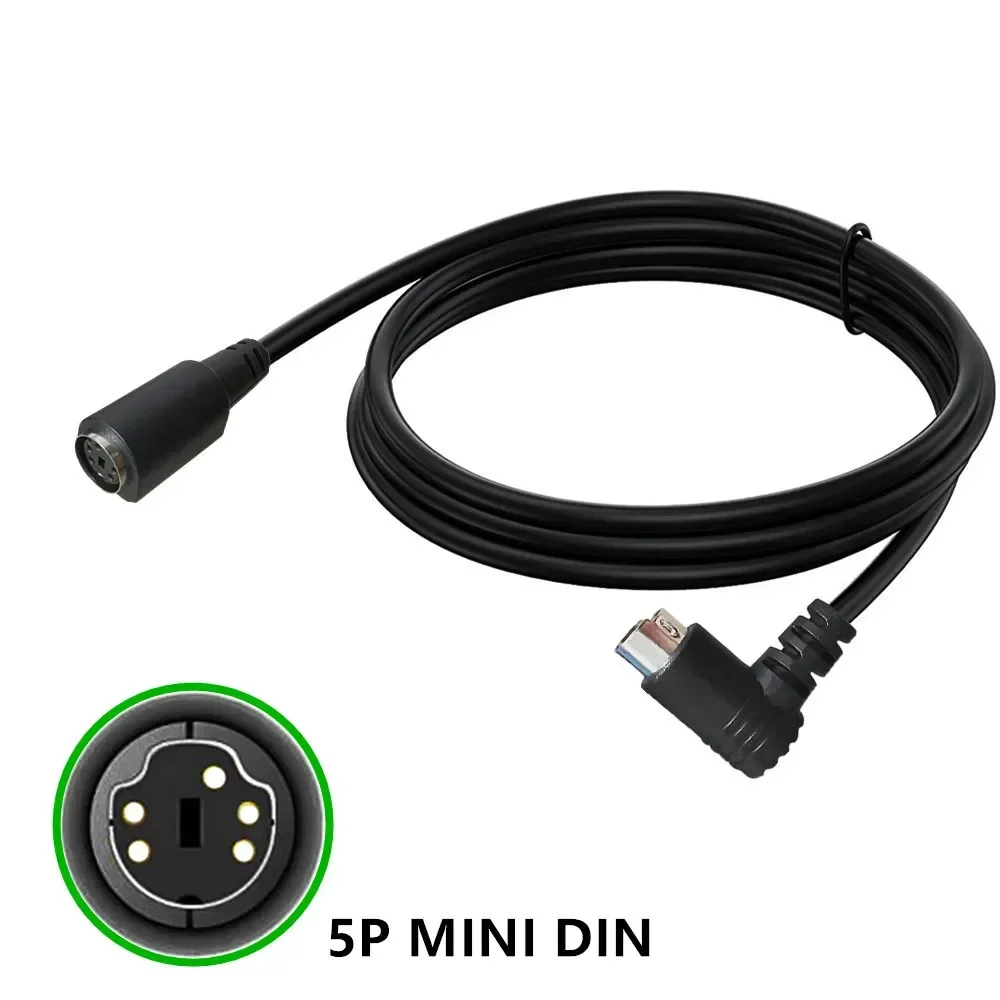 5PIN 5-core S terminal male and female mini DIN wire S-Video terminal 5p din bent audio and video bend AV wire