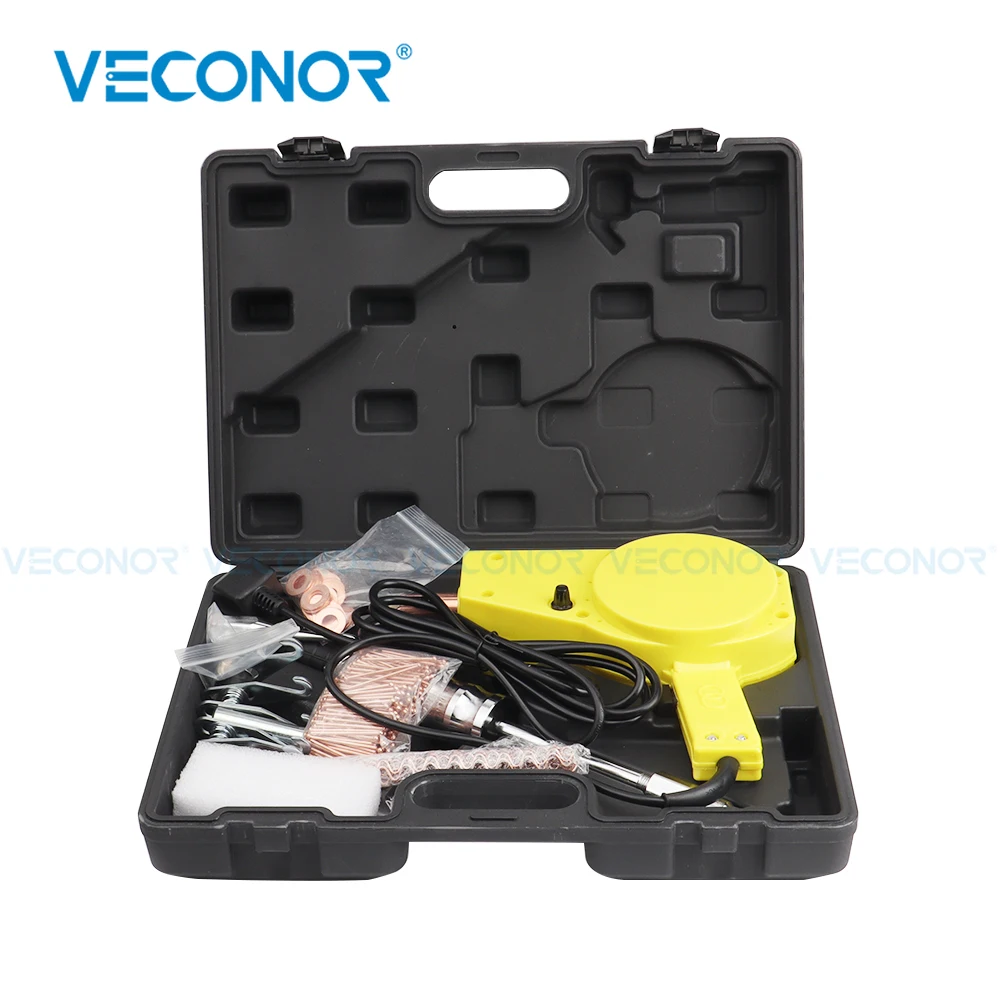 

220V Portable Sheet Metal Repair Machine Spot Welding Dent Puller Max 1300A Current Low Power Consumption
