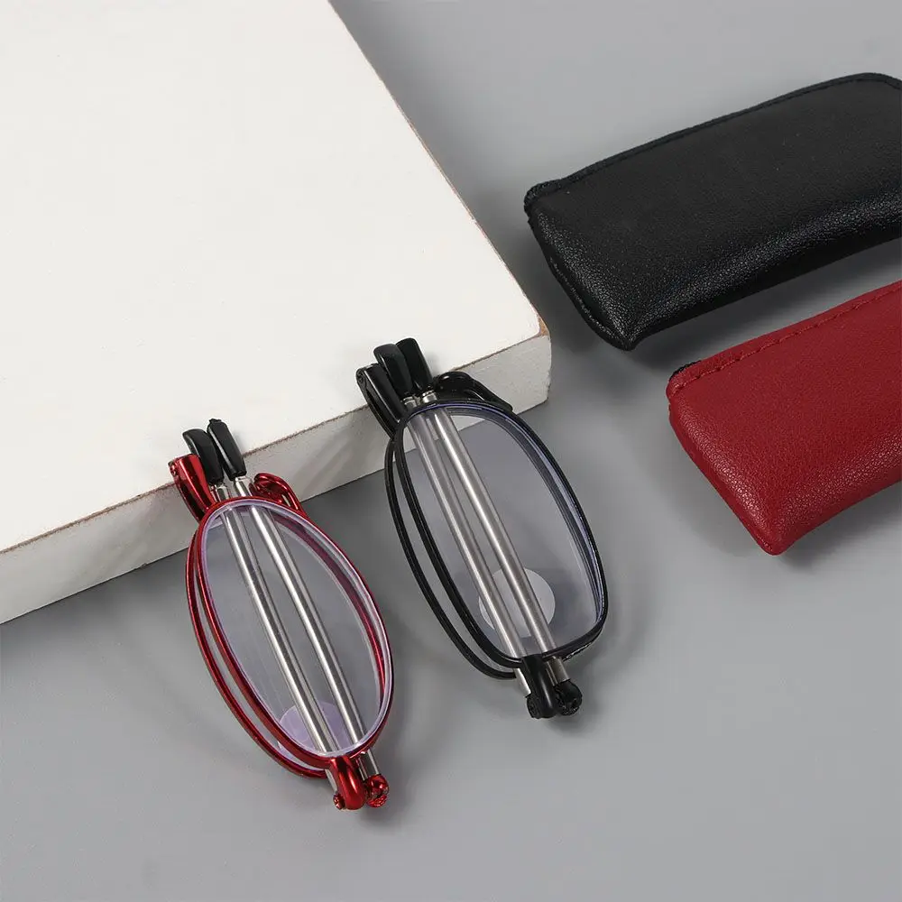 Lunettes d'ordinateur pliables en métal pour hommes et femmes, verres de lecture avec boîtes, pour hypermétropie, presbytes