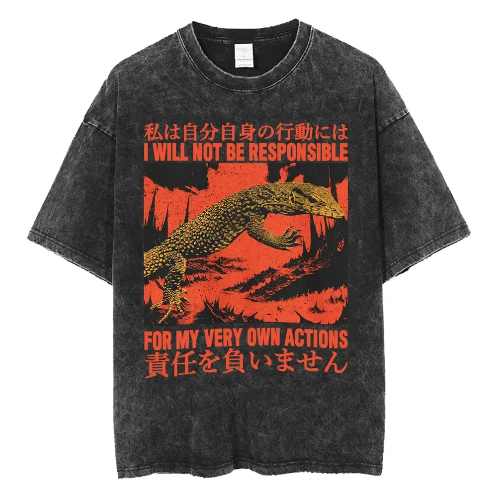 

Летняя футболка унисекс 2025: «Я наверное немного неприлично выгляжу, но я ухожу» (Мем с японским крабом-пауком), забавная, 100% чистый хлопок, для отдыха