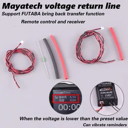 Cable de voltaje externo pr para Futaba R7008SB Rx CA-RVIN-700 NIB 70cm, línea de retorno de voltaje 70V/18MZ 14SG T10J 16sz