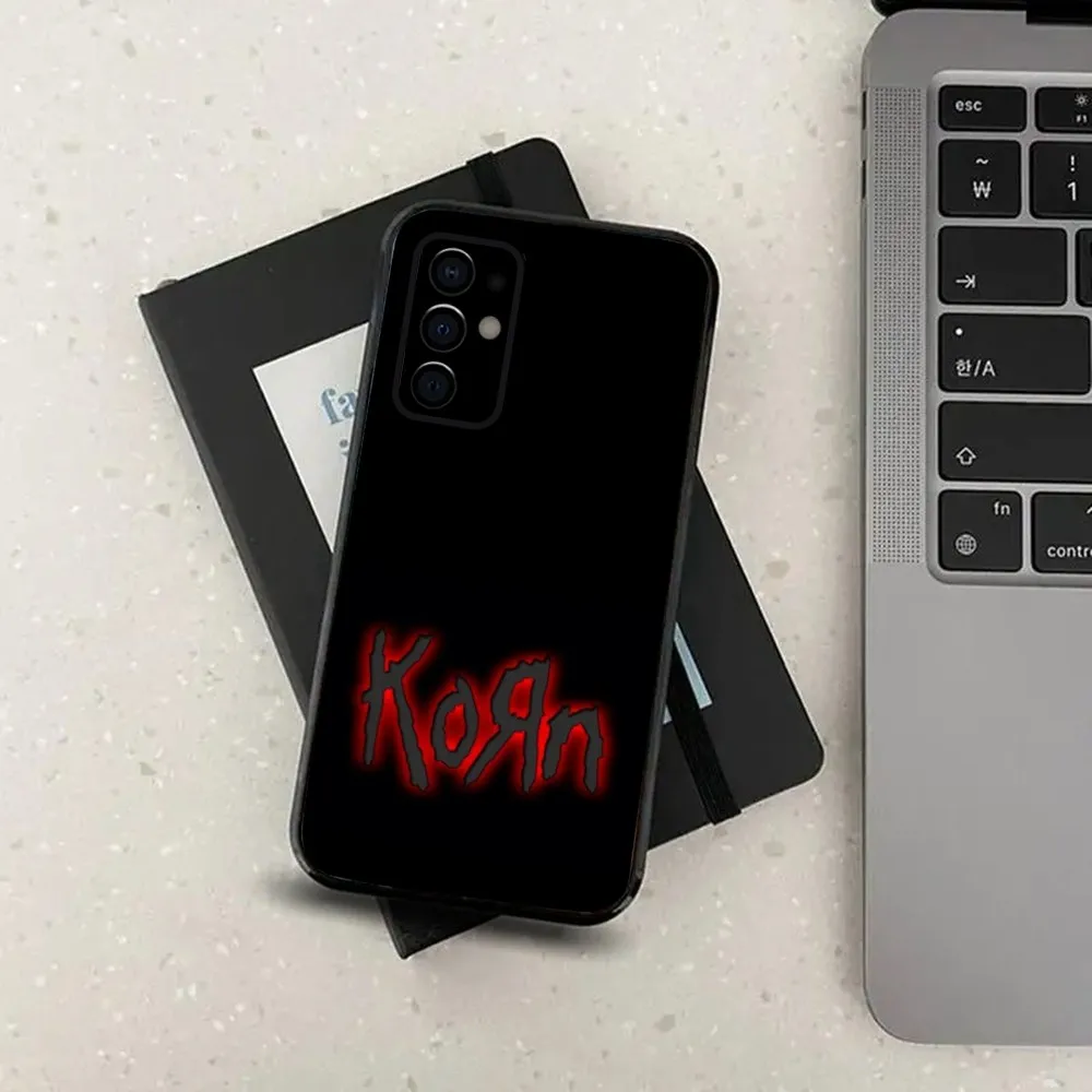 K-Korn Rock Band Phone Case For Samsung Galaxy A13,A21s,A22,A31,A32,A52,A53,A71,A80,A91 Soft Black Cover