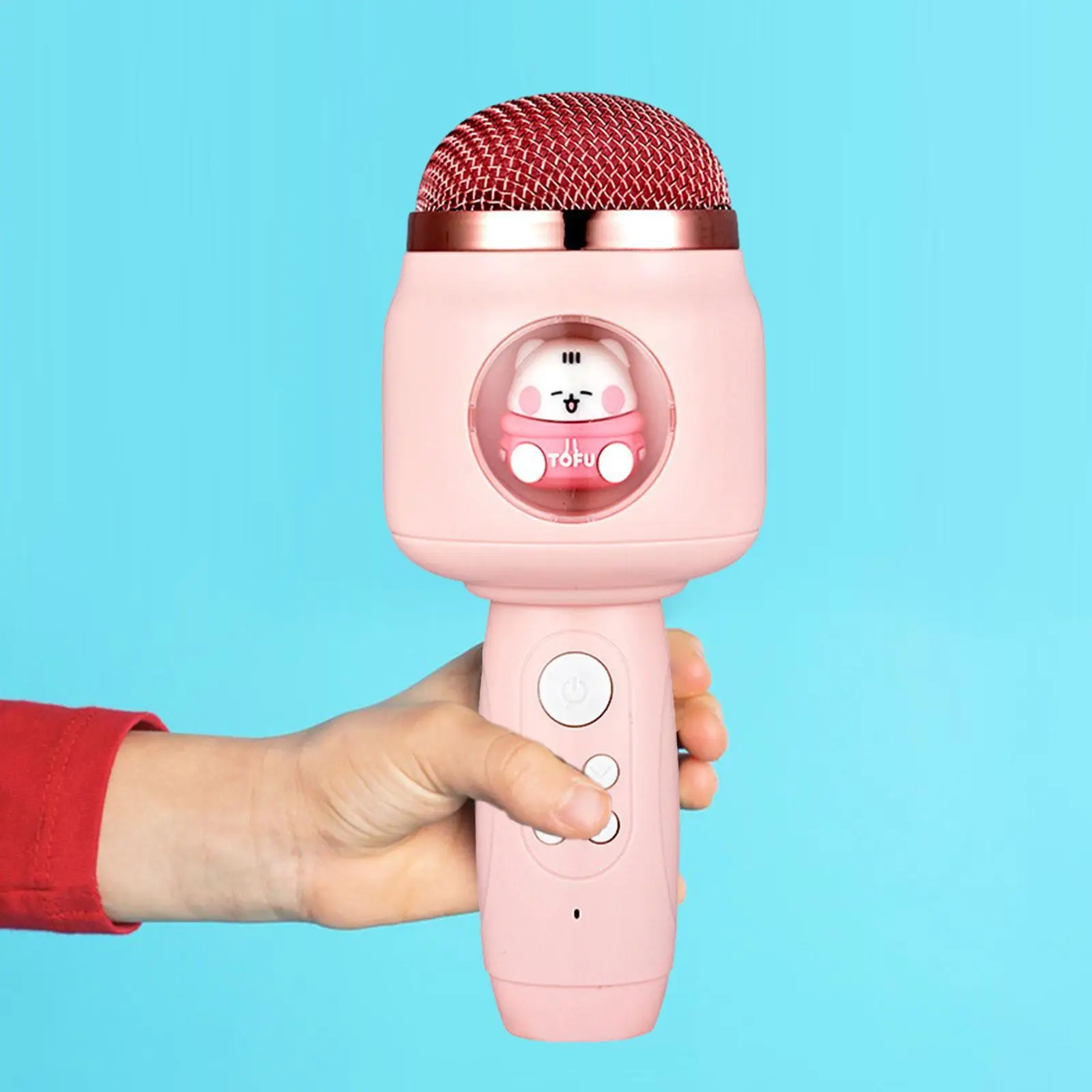 Machine de microphone pour enfants, jouet pour déterminer le micro, haut-parleur, micro phtalLED