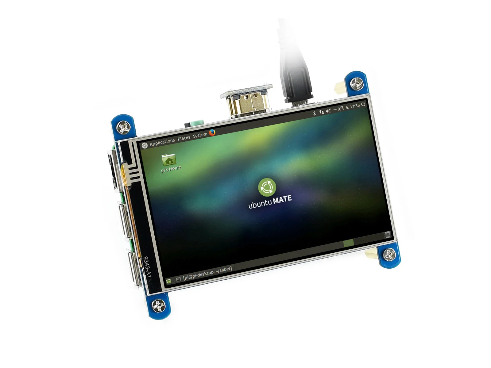 Waveshare 4 بوصة شاشة تعمل باللمس مقاوم IPS شاشة الكريستال السائل لوحة 480*800 القرار لراسبيري بي