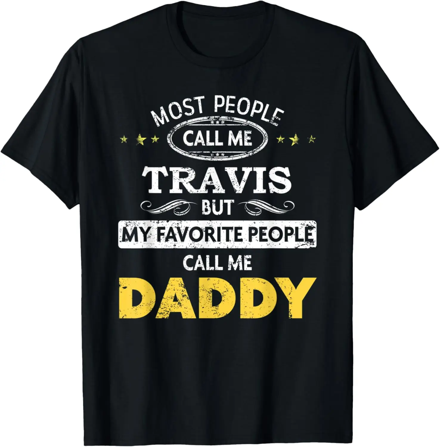 

Мужской подарок на имя Travis — футболка для папы