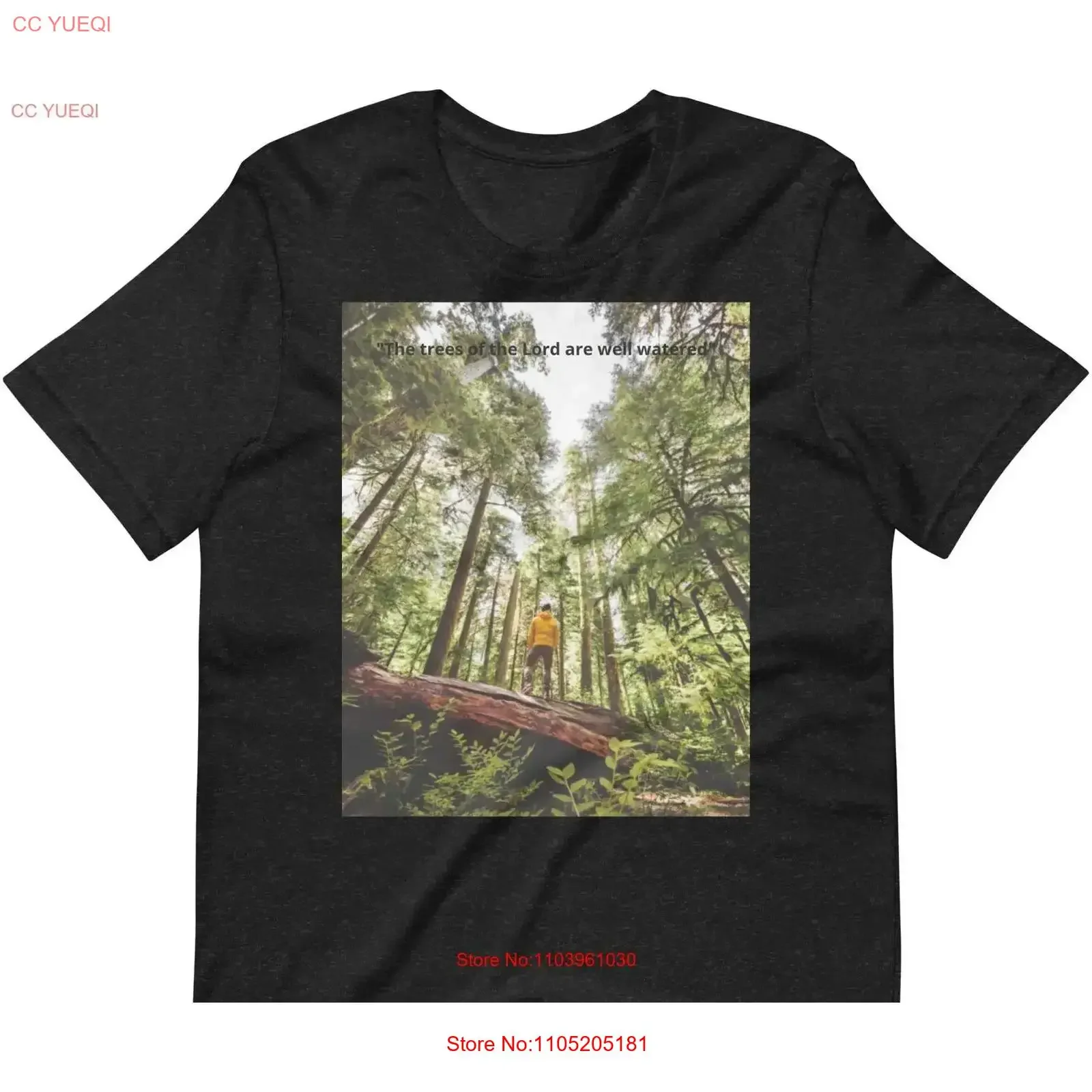 

Мужская футболка «Древья Господа», винтажная, слегка модная, универсальный топ для повседневной носки, мягкая уличная одежда, дышащая