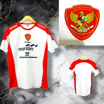 男士夏季服裝印尼鷹隊足球球衣運動訓練T卹 2025 速乾吸汗T恤衫 Moto 6 最佳銷售 印尼航運 - №5