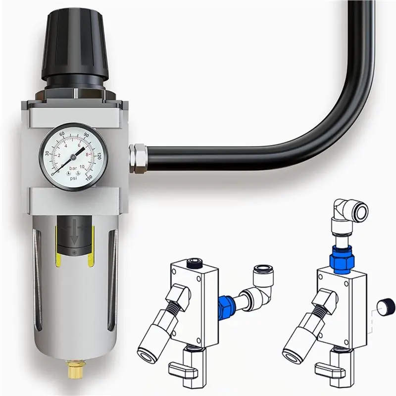T19C 3/4Inch Straight Air Piping Fittings, 3/4 X 1/2Inch Male NPT Threads Adapter Fittings, Brass-Nickel Plated, 4PCS