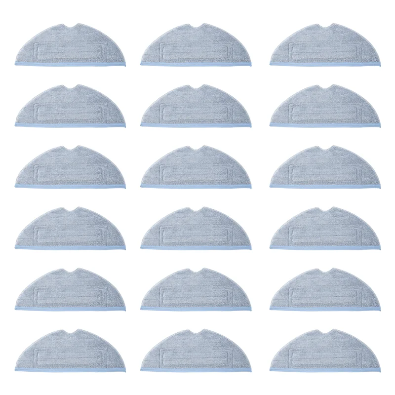 -A90P 18Pcs Replacement Mop Cleaning Cloth For Roborock S7 T7 T7plus Robot Vacuum Cleaner Spare Parts