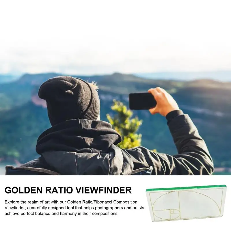 Golden Ratio Viewfinder, Composição View Finder, Golden Ratio Pintura Ferramenta, Clear Section Viewer