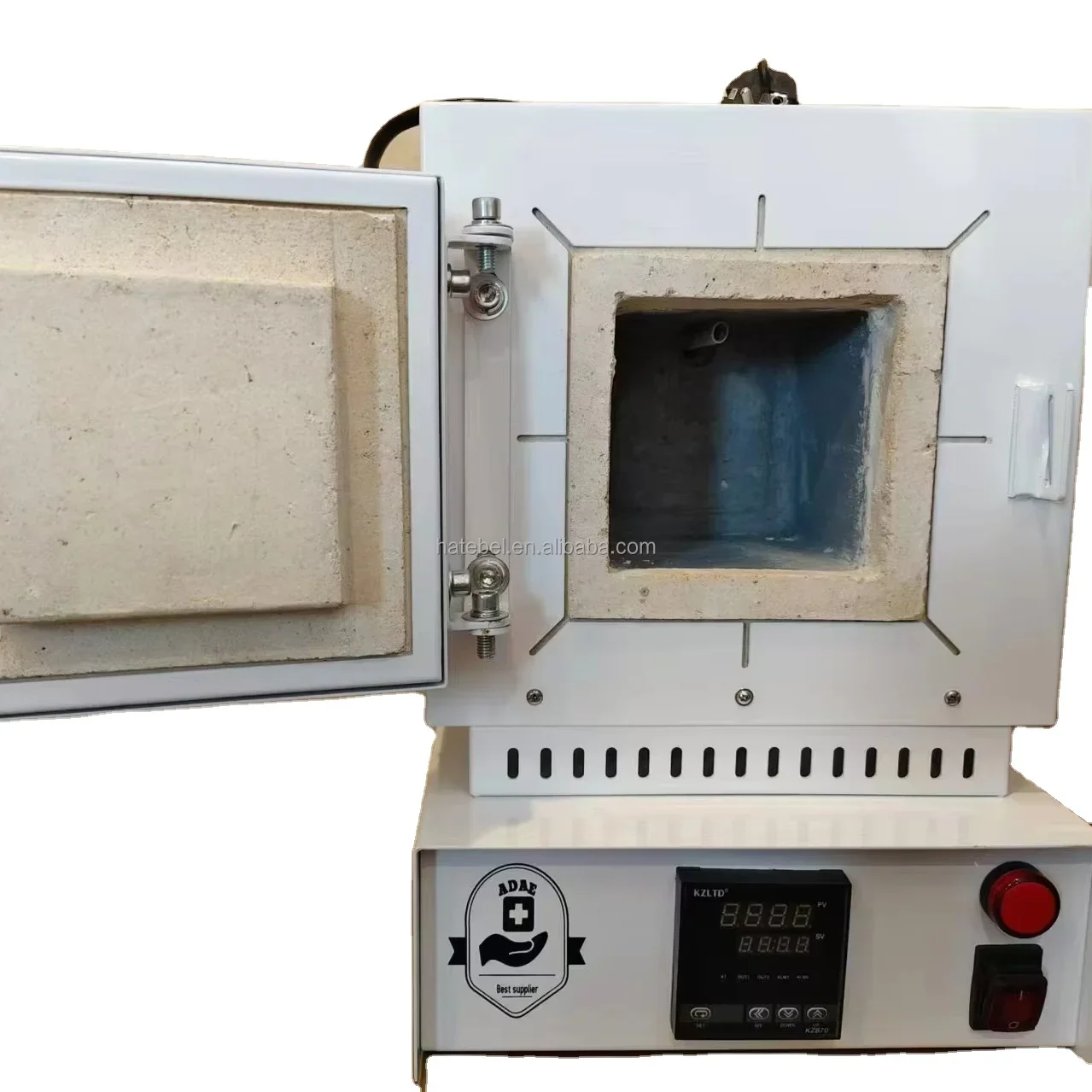Jewelry Casting Lab Heating Equipment, 2000W Digital‑Display Burnout Muffle Oven for Wax Elimination Dewaxing Processing
