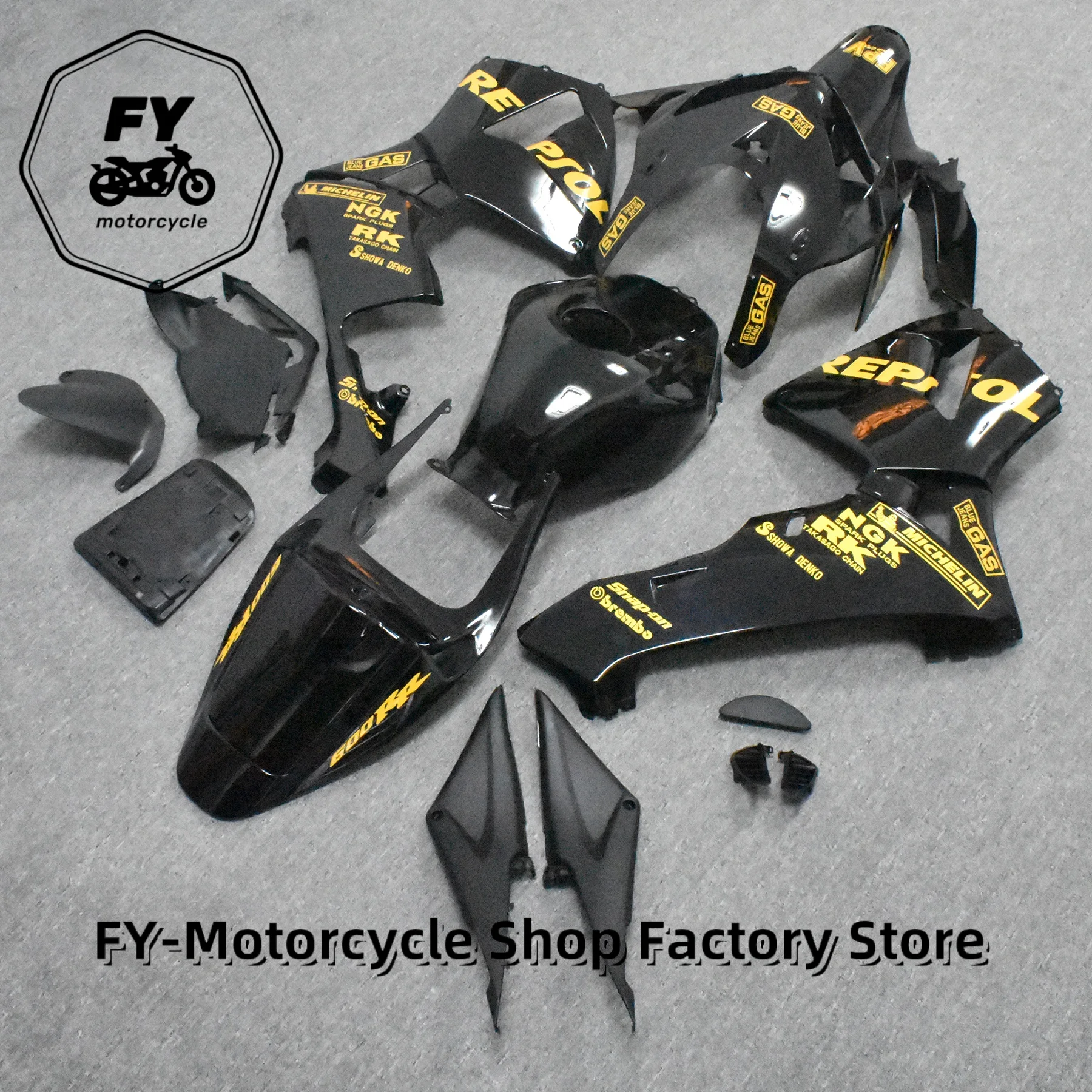 Motorcycle Fairing Kit for Honda CBR600RR CBR600 F5 2005 2006 Plastic Fairings CBR 600 RR 05 06 Shiny Red Orange Bodyframe Cover view 5