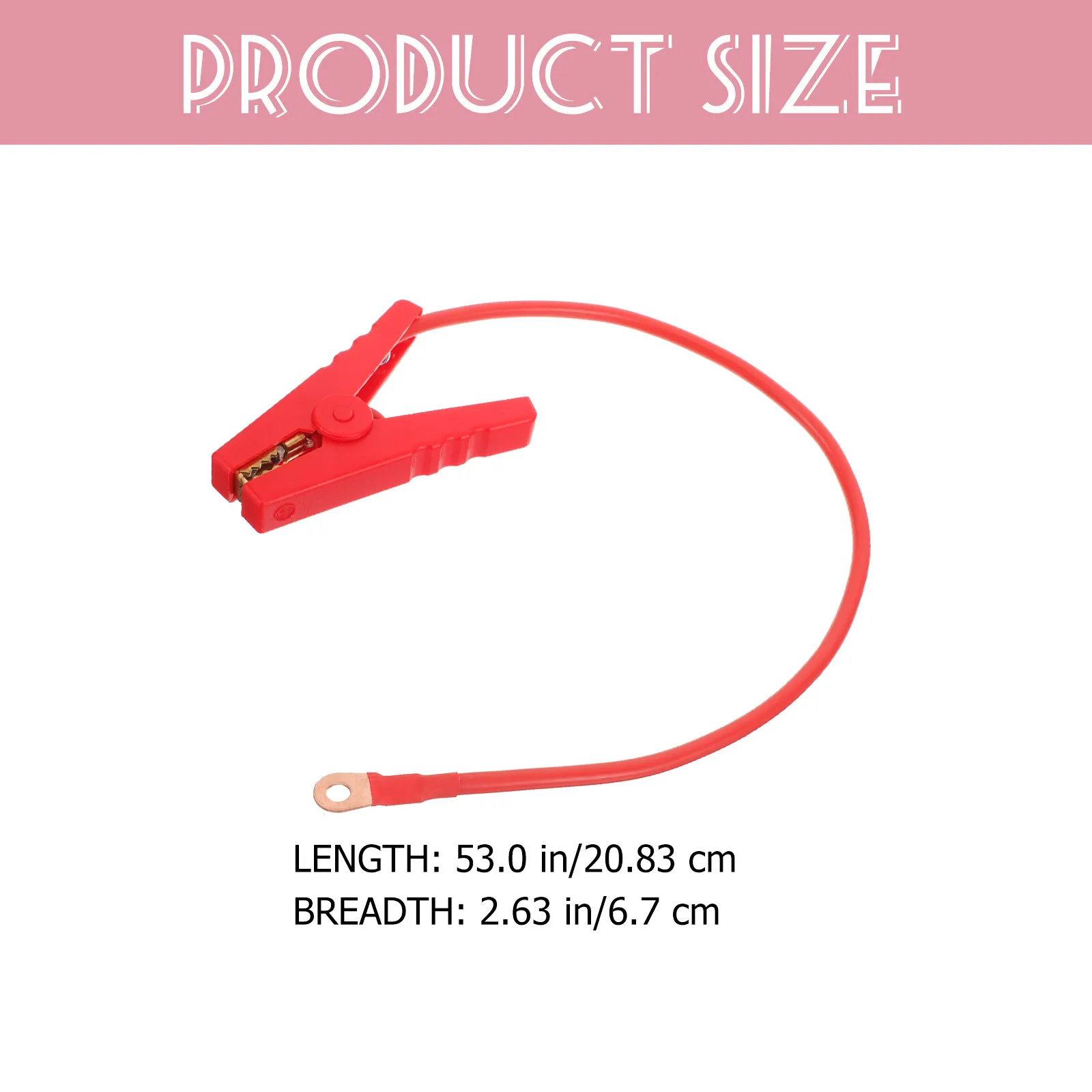 2Pcs Electric Fence Jump Cable Clip Durable Plastic Metal Connector for Farm Fence System Livestock Electric Charger