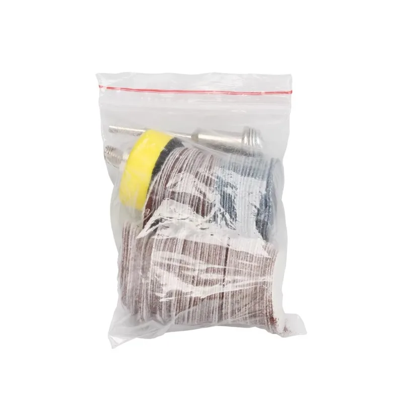 100pcs 25mm Sanding Discs  + 3mm Shank Set For Polishing Tools