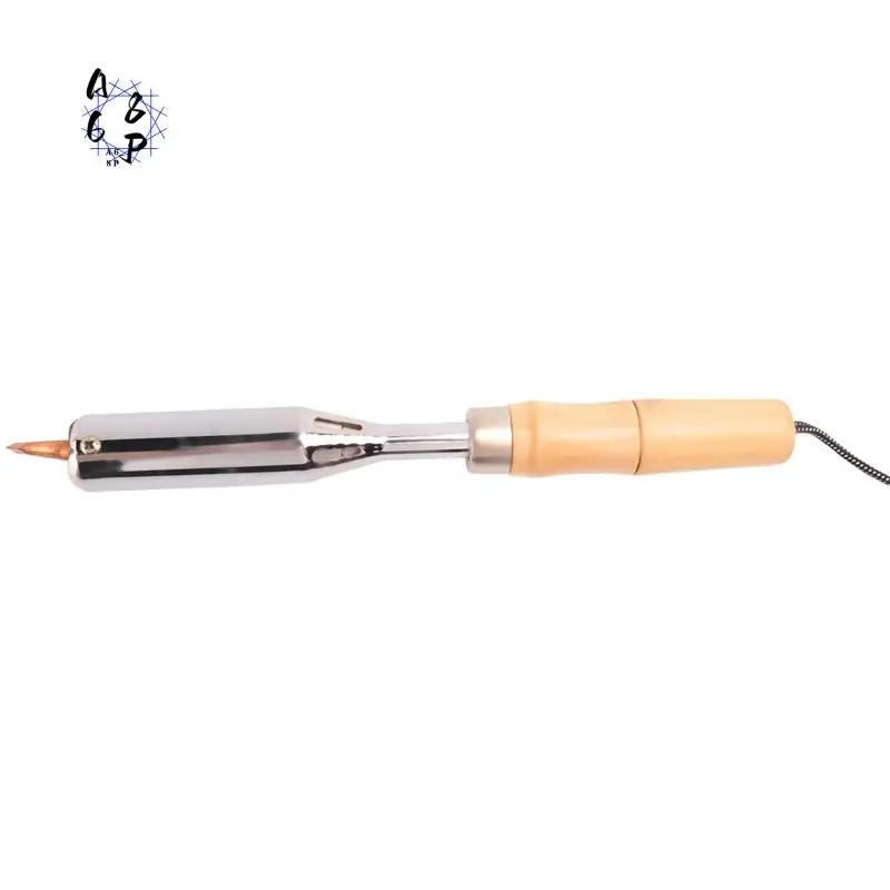 

A68P-Insulated Wooden Handle Electric Iron High Power Soldering Iron Household Electrician Welding Electric Iron Iron Soldering